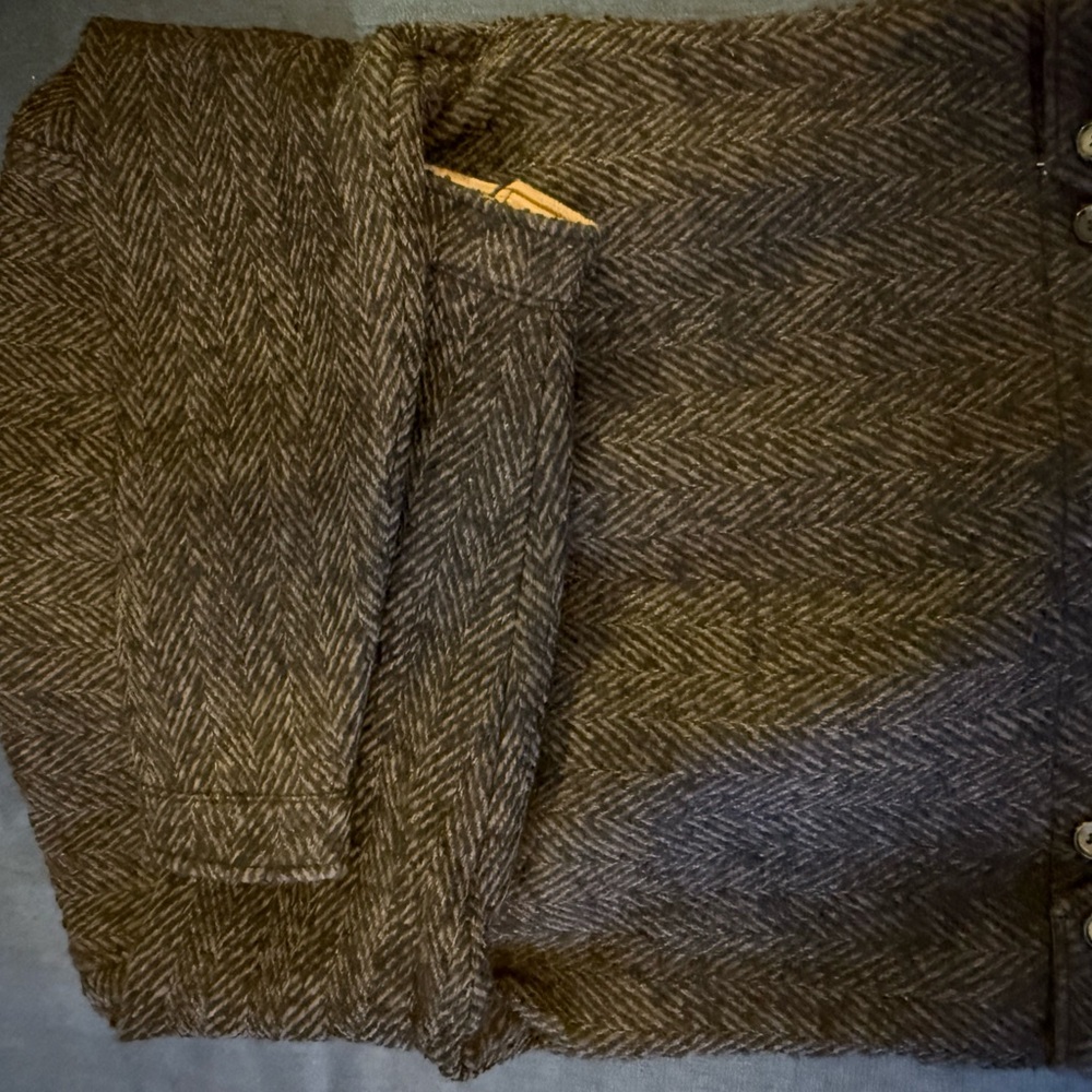 Abercrombie & Fitch Oversized Tweed Bomber Jacket